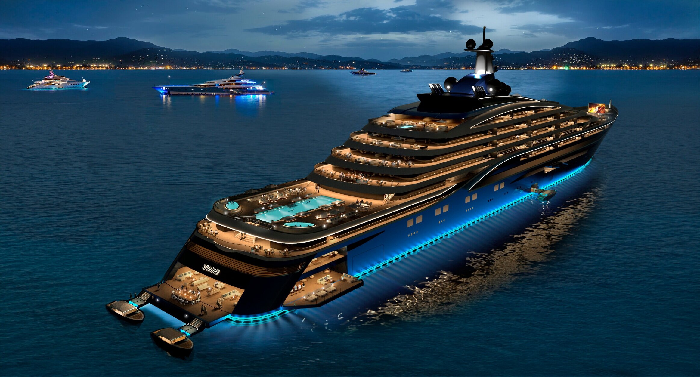 Luxury yacht